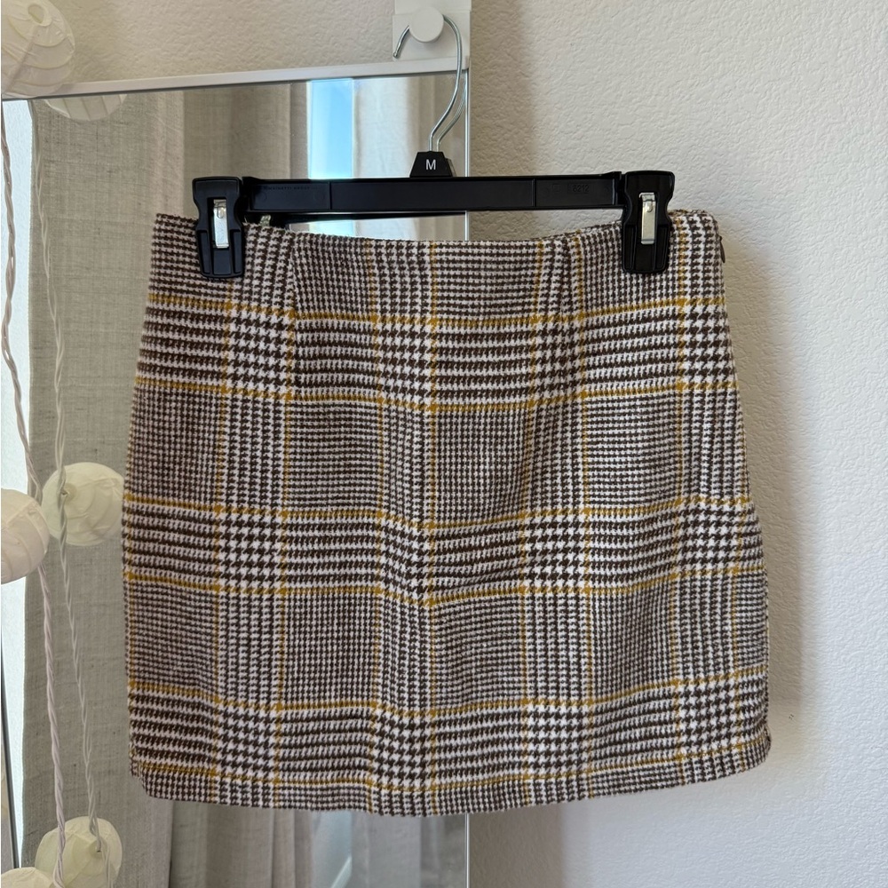 Plaid Mini Skirt